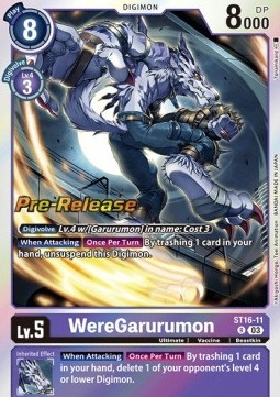 WereGarurumon (ST16-11) (V.2)