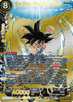 Son Goku, Final Spirit Bomb (V.1 - Secret Rare)