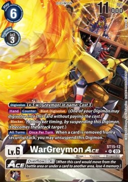 WarGreymon Ace (ST15-12) (V.2)