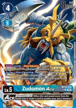 Zudomon Ace (BT14-026) (V.3)