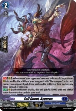 Fell Count, Ayperos [D-Format] (V.1 - Double Rare)