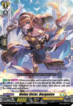 Divine Sister, Dacquoise [D-Format] (V.1 - Double Rare)