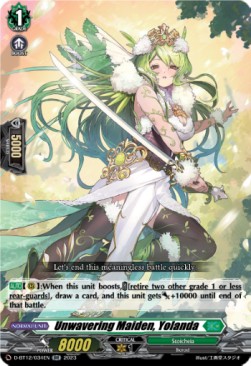 Unwavering Maiden, Yolanda [D-Format] (V.1 - Double Rare)