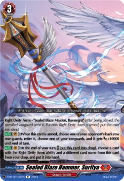 Sealed Blaze Hammer, Suriiya [D-Format] (V.1 - Rare)