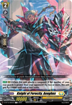 Knight of Ferocity, Aenghus [D-Format]