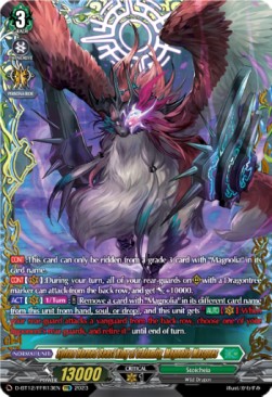 Sylvan Horned Beast King of Calamity, Magnolia Masques [D-Format] (V.2 - Double Frame Rare)