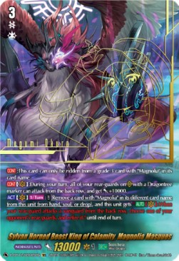 Sylvan Horned Beast King of Calamity, Magnolia Masques [D-Format] (V.3 - Secret Rare)