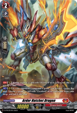 Ardor Hatchet Dragon [D Format] (V.3 - Promo)