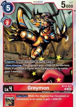 Greymon (BT14-012)