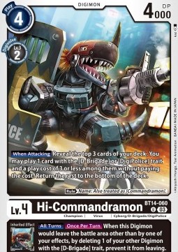 Hi-Commandramon (BT14-060)