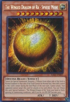 The Winged Dragon of Ra - Sphere Mode (V.3 - Secret Rare)