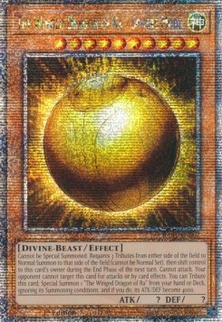 The Winged Dragon of Ra - Sphere Mode (V.5 - Quarter Century Secret Rare)