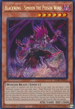 Blackwing - Simoon the Poison Wind (V.3 - Secret Rare)