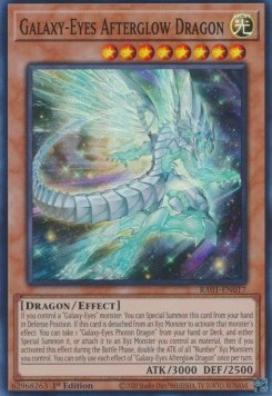 Galaxy-Eyes Afterglow Dragon (V.1 - Super Rare)