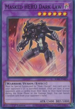 Masked HERO Dark Law (V.1 - Super Rare)