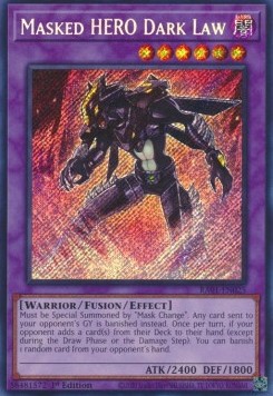 Masked HERO Dark Law (V.3 - Secret Rare)