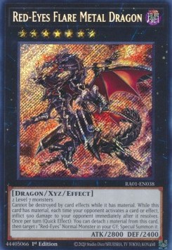 Red-Eyes Flare Metal Dragon (V.3 - Secret Rare)