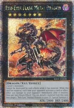 Red-Eyes Flare Metal Dragon (V.5 - Quarter Century Secret Rare)