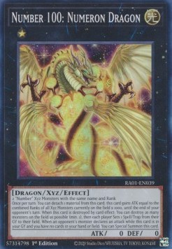 Number 100: Numeron Dragon (V.1 - Super Rare)