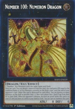 Number 100: Numeron Dragon (V.3 - Secret Rare)