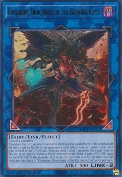 Cherubini, Ebon Angel of the Burning Abyss (V.2 - Ultra Rare)