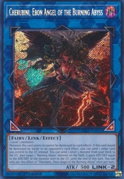 Cherubini, Ebon Angel of the Burning Abyss (V.3 - Secret Rare)