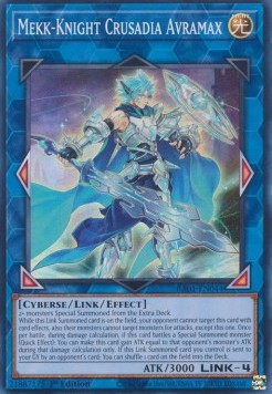 Mekk-Knight Crusadia Avramax (V.1 - Super Rare)