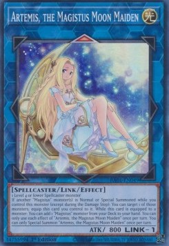 Artemis, the Magistus Moon Maiden (V.1 - Super Rare)