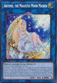 Artemis, the Magistus Moon Maiden (V.3 - Secret Rare)