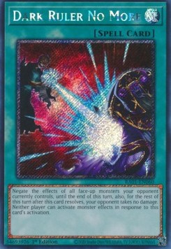 Dark Ruler No More (V.4 - Platinum Secret Rare)