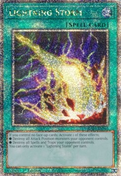 Lightning Storm (V.5 - Quarter Century Secret Rare)