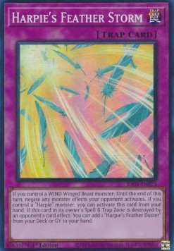 Harpie's Feather Storm (V.1 - Super Rare)