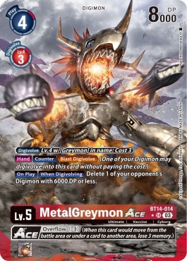 MetalGreymon Ace (BT14-014) (V.2)