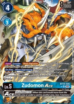 Zudomon Ace (BT14-026) (V.2)