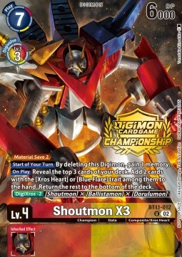 Shoutmon X3 (BT11-012)