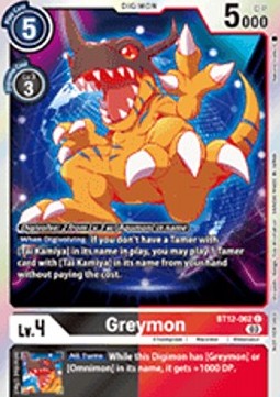 Greymon (BT12-062)