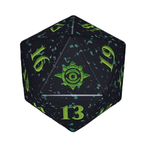 The Lost Caverns of Ixalan: D20 Die (Green)