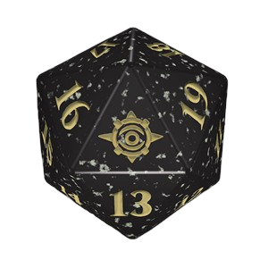 The Lost Caverns of Ixalan: D20 Die (Gold)