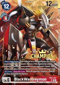 BlackWarGreymon (BT8-070)