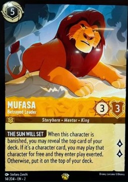 Mufasa - Betrayed Leader