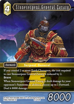 Stoneserpent General Zazarg (21-073)