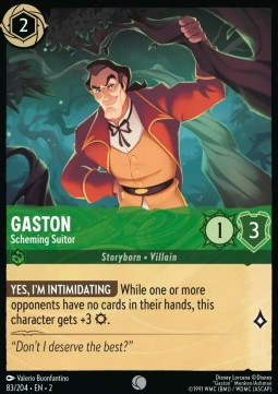 Gaston - Scheming Suitor