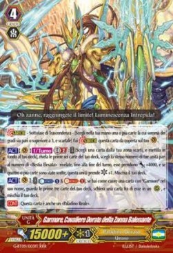 Golden Knight of Gleaming Fang, Garmore [G Format] (V.1 - Triple Rare)