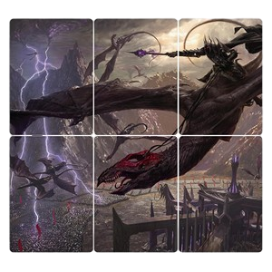 The Lord of the Rings: Tales of Middle-earth Holiday Release: "Flight of The Witch-King" Scene Art Cards Set