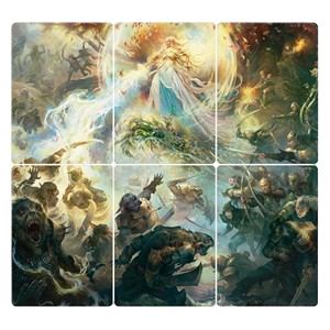 The Lord of the Rings: Tales of Middle-earth Holiday Release: "The Might of Galadriel" Scene Art Cards Set