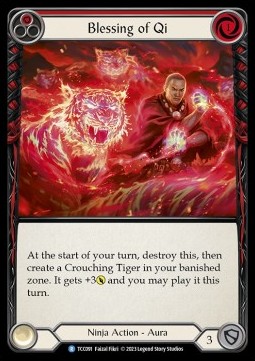 Blessing of Qi (Red) (Regular)