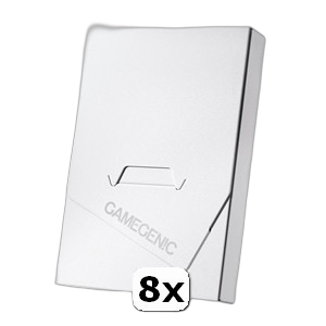 8 Gamegenic Cube Pockets (White)