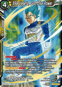 SSB Vegeta, God-Like Power (V.1 - Super Rare)