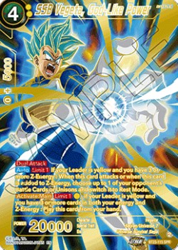 SSB Vegeta, God-Like Power (V.2 - Special Rare)