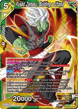 Fused Zamasu, Building a Utopia (V.1 - Super Rare)